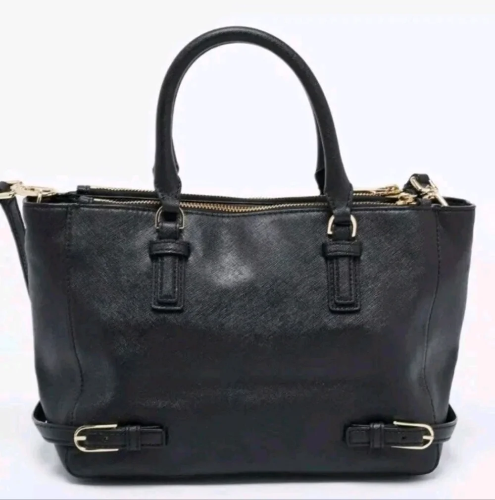 Tory Burch Robinson Multi Saffiano Double Zip Tote Crossbody Should Bag